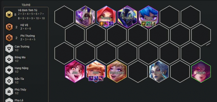 Đội hình Neeko Vẫn Tinh DTCL Mùa 15