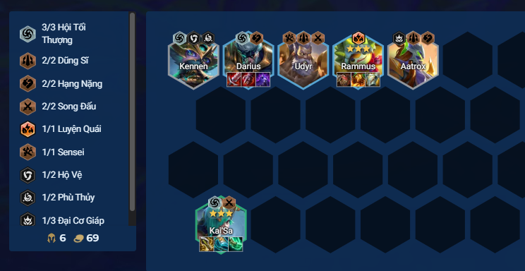 Roll Kai'sa 3 sao giữa trận