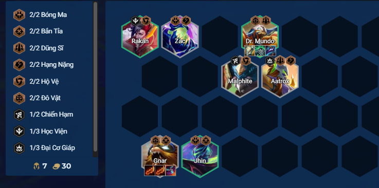 Cách chơi đội hình Gnar Ngón Đòn Hoàng Kim DTCL Mùa 15 giữa game