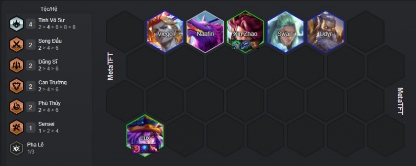 Reroll nâng cấp Xin Zhao và Lux lên 3 sao