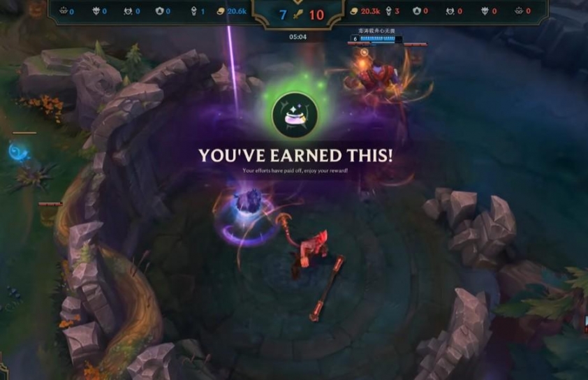 Ryze dịch chuyển hỗ trợ đẩy trụ