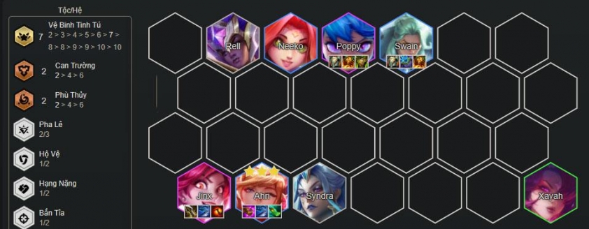 Ahri reroll đội hình mạnh