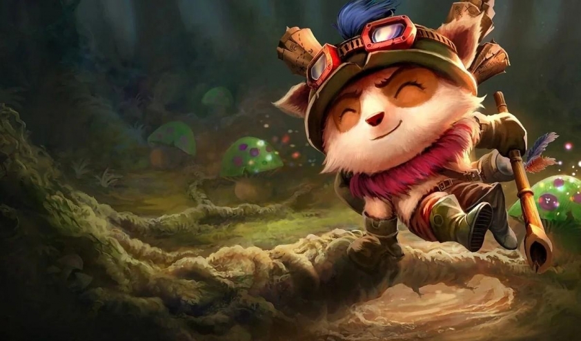 Họa sĩ Trương Huyền Đức cùng splash art Teemo