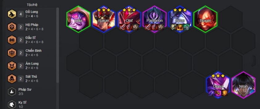 Giai đoạn cuối game với Olaf Đồ Long Nâng cấp cuối cùng và đưa Nilah vào sân