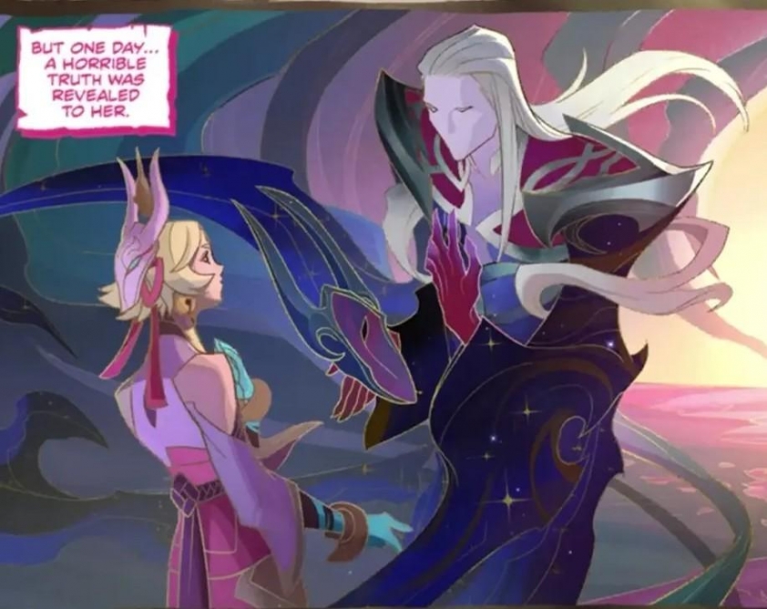 Phác họa fan về Zaahen với chi tiết năng lượng hắc ám Bản vẽ fan Zaahen có đôi cánh sắc bén và vũ khí hắc ám