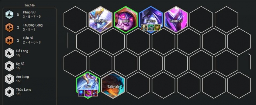 Giai đoạn giữa trận Thượng Long Pháp Sư