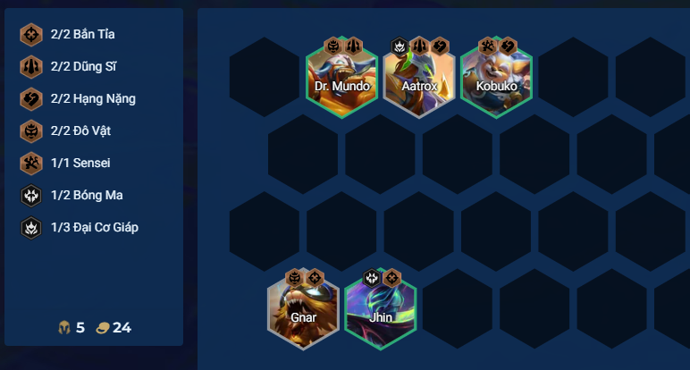 Chiến thuật đầu game Chiến thuật chơi đầu game đội hình Jinx K'Sante