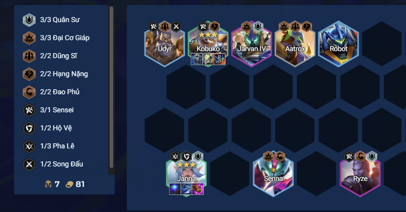 Hoàn thiện Kobuko và Janna 3 sao giữa game