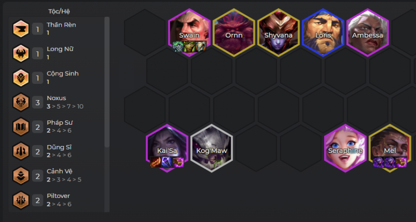 Bố trí đội hình Kai'sa Flex