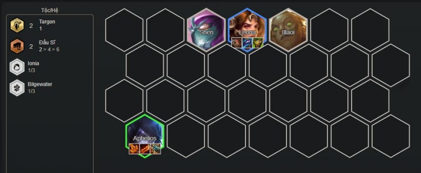 Chiến thuật đầu game Aphelios Targon