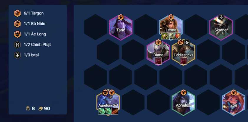 Đội hình ASOL Carry DTCL Mùa 16