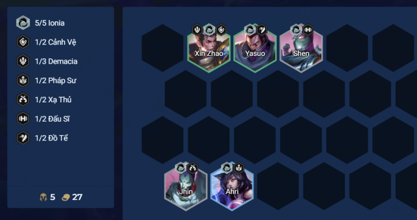 Chiến thuật đầu game Yasuo Ionia DTCL Mùa 16