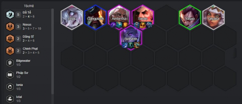 Giai đoạn giữa game Lên cấp và đưa Bel'Veth vào sân