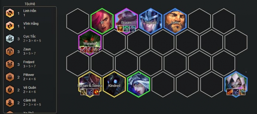 Đội hình Warwick Carry DTCL mùa 16