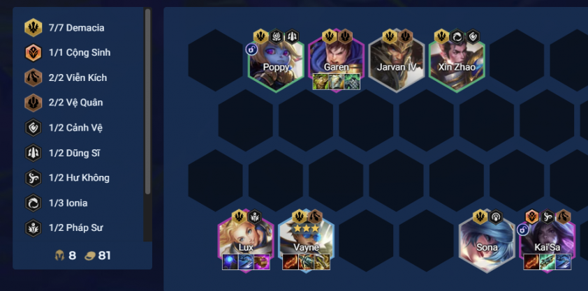 Hoàn chỉnh đội hình cuối trận