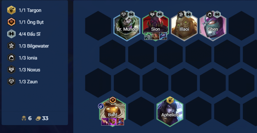 Chiến thuật giữa trận với Đấu Sĩ