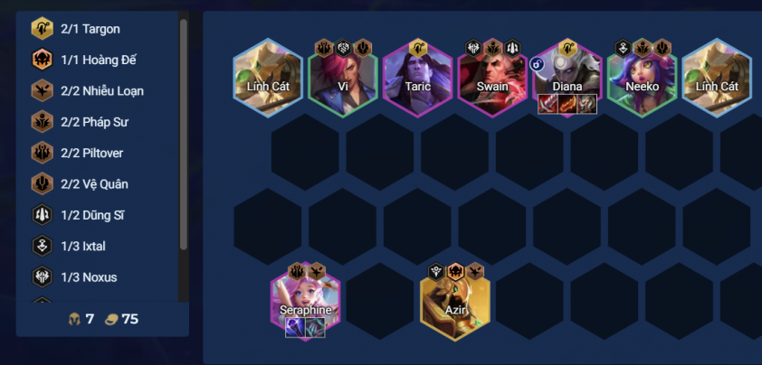 Trang bị cho Diana cuối game Trang bị hoàn chỉnh cho Diana carry cuối trận