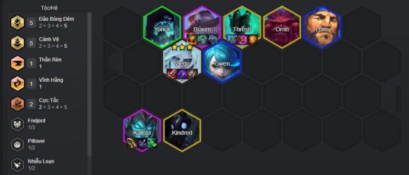 Đội hình Viego Kalista carry DTCL mùa 16