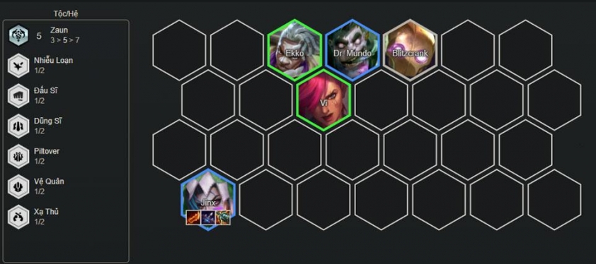 Giai đoạn đầu game với Zaun và Caitlyn