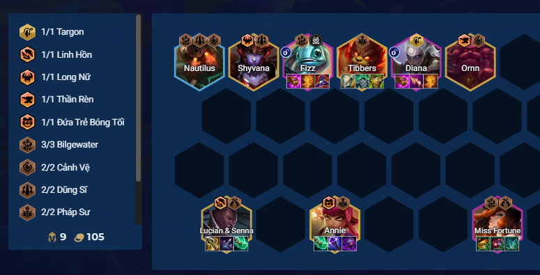 Đội hình Diana Fizz