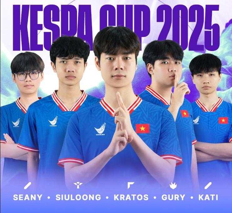 Danh sách chi tiết các đội tuyển tham dự KeSPA Cup 2025 753844 Đội hình Việt Nam All-Star tại KeSPA Cup 2025