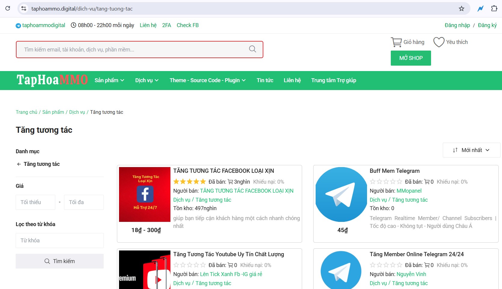 Mua tài khoản premium Taphoammo và cách tiếp cận đúng khi cần tài nguyên số phục vụ công việc